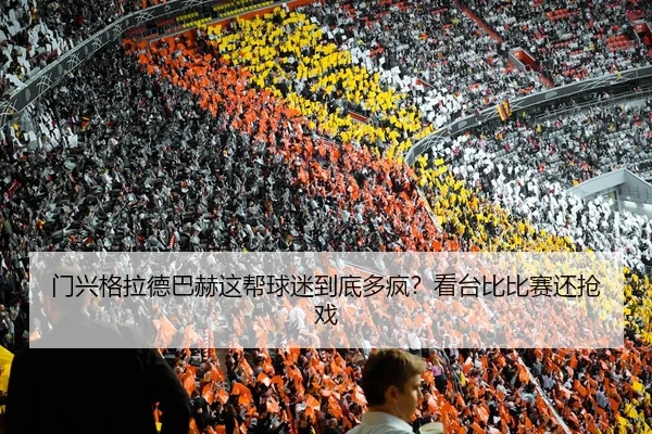 门兴格拉德巴赫这帮球迷到底多疯？看台比比赛还抢戏